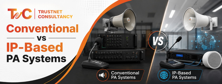 Conventional vs IP-Based PA Systems