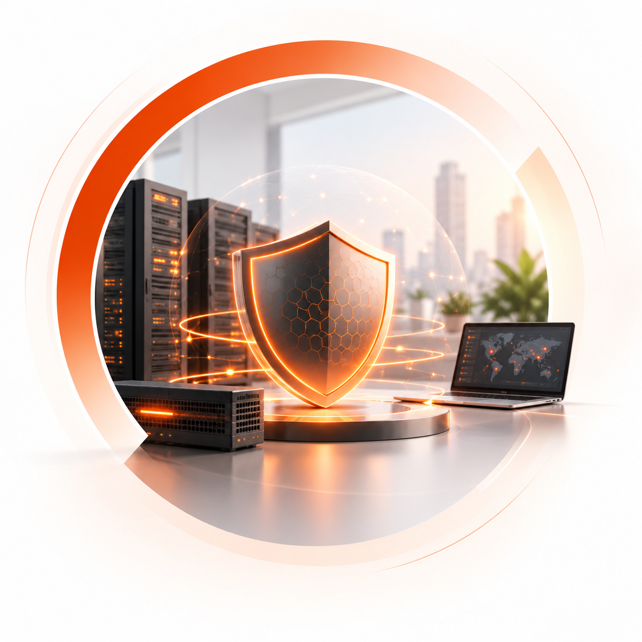 Network Security Illustration